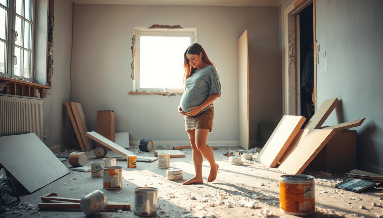 Ist Renovieren während der Schwangerschaft gefährlich?