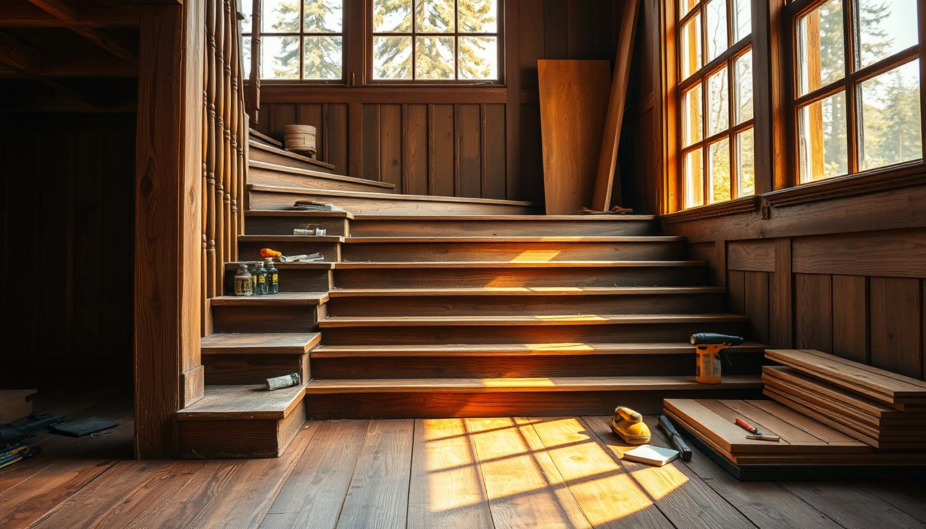 Materialien für Treppenrenovierung