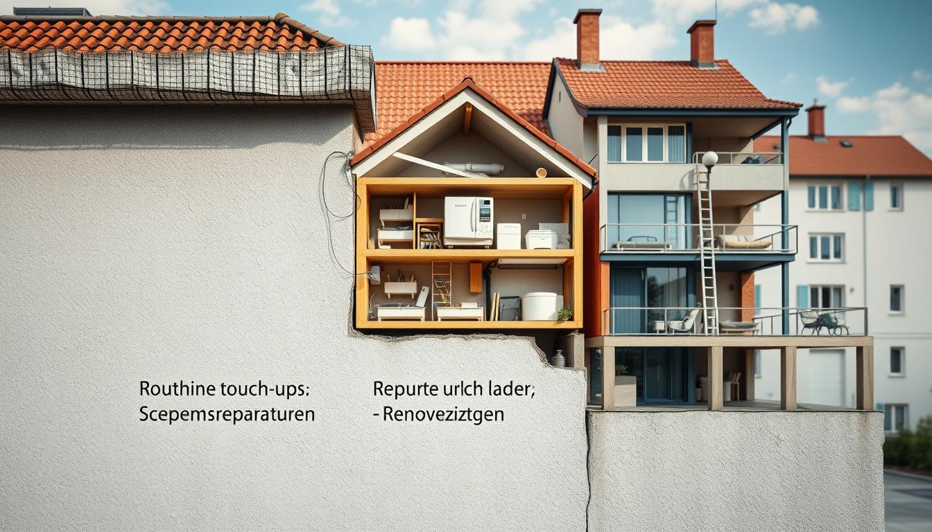Unterschiede zwischen Schönheitsreparaturen, Renovierung und Sanierung Unterschiede zwischen Schönheitsreparaturen, Renovierung und Sanierung