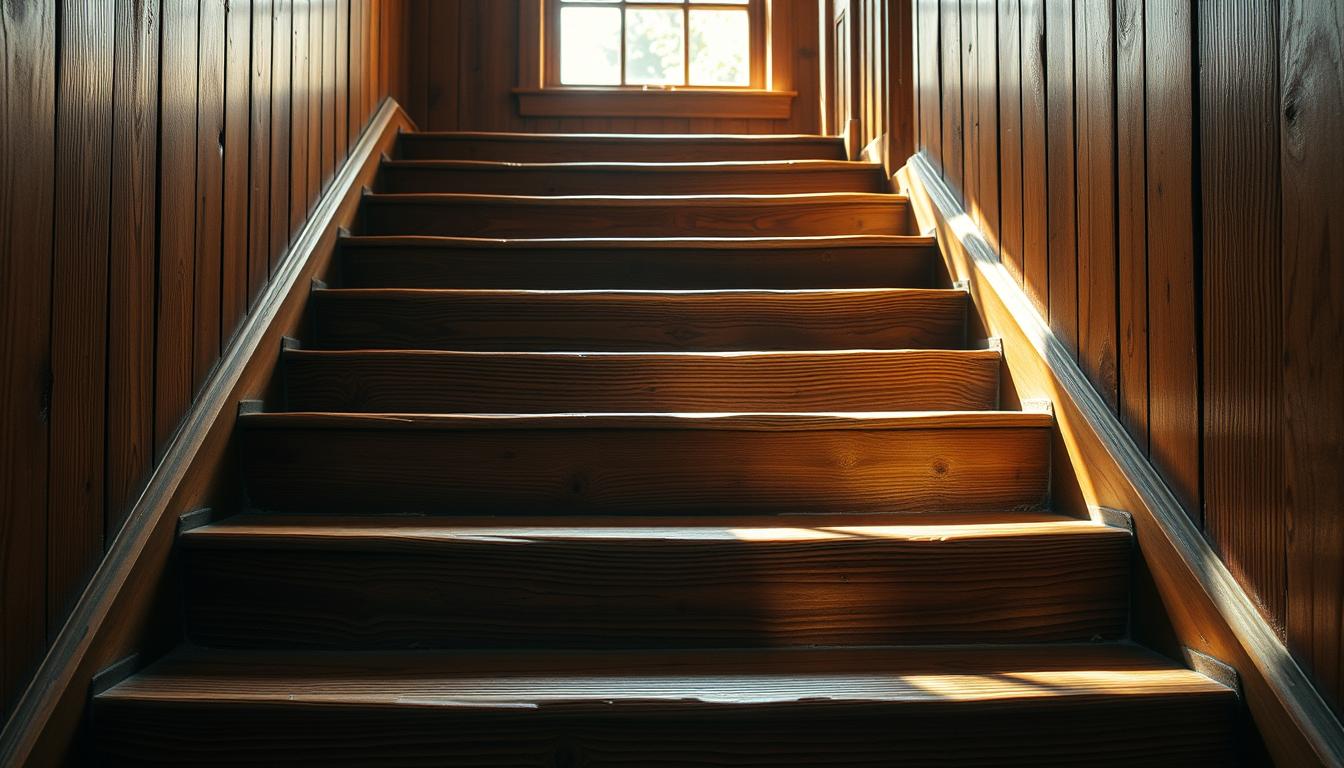 Wie kann ich eine knarrende Holztreppe renovieren?